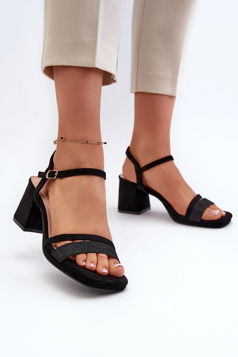 Sandalen mit Absatz model 197897 Step in style