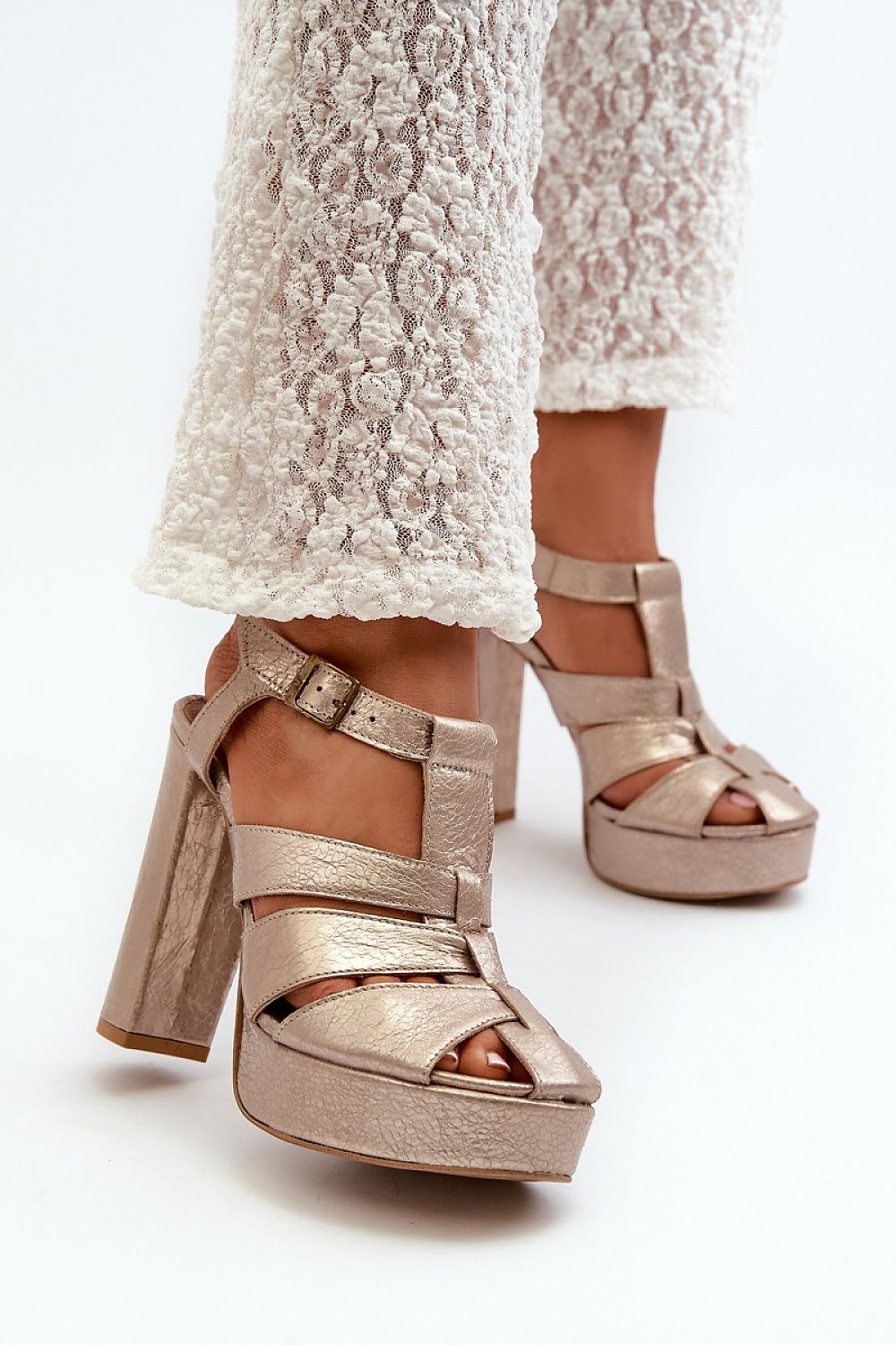 Sandalen mit Absatz model 198400 Step in style