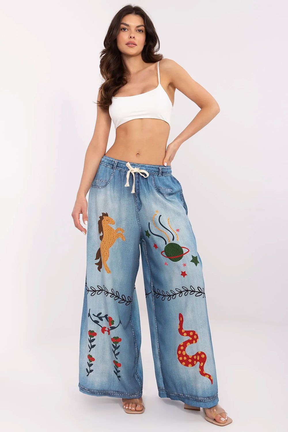 Damen Hose model 210029 Italy Moda