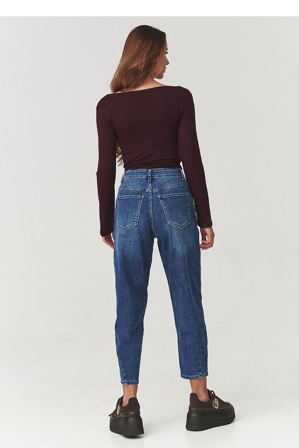 Bluse model 219726 Makadamia