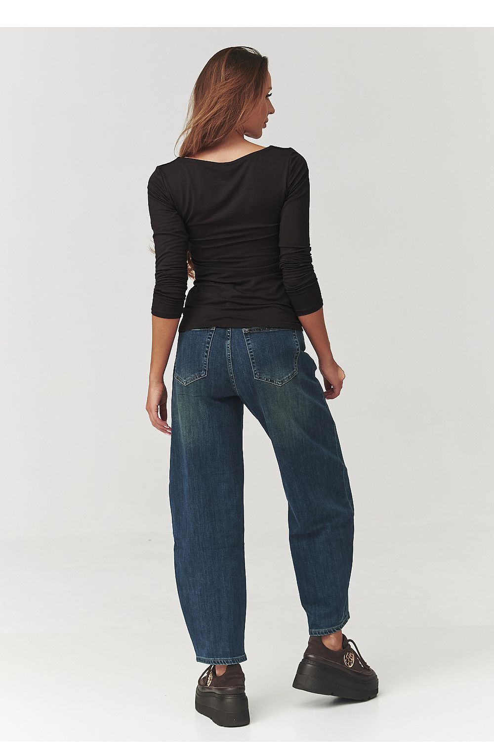 Bluse model 219754 Makadamia