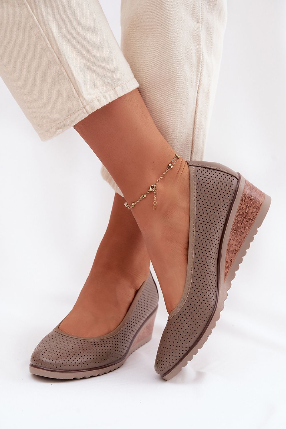 Plateau-Halbschuhe model 226087 Step in style