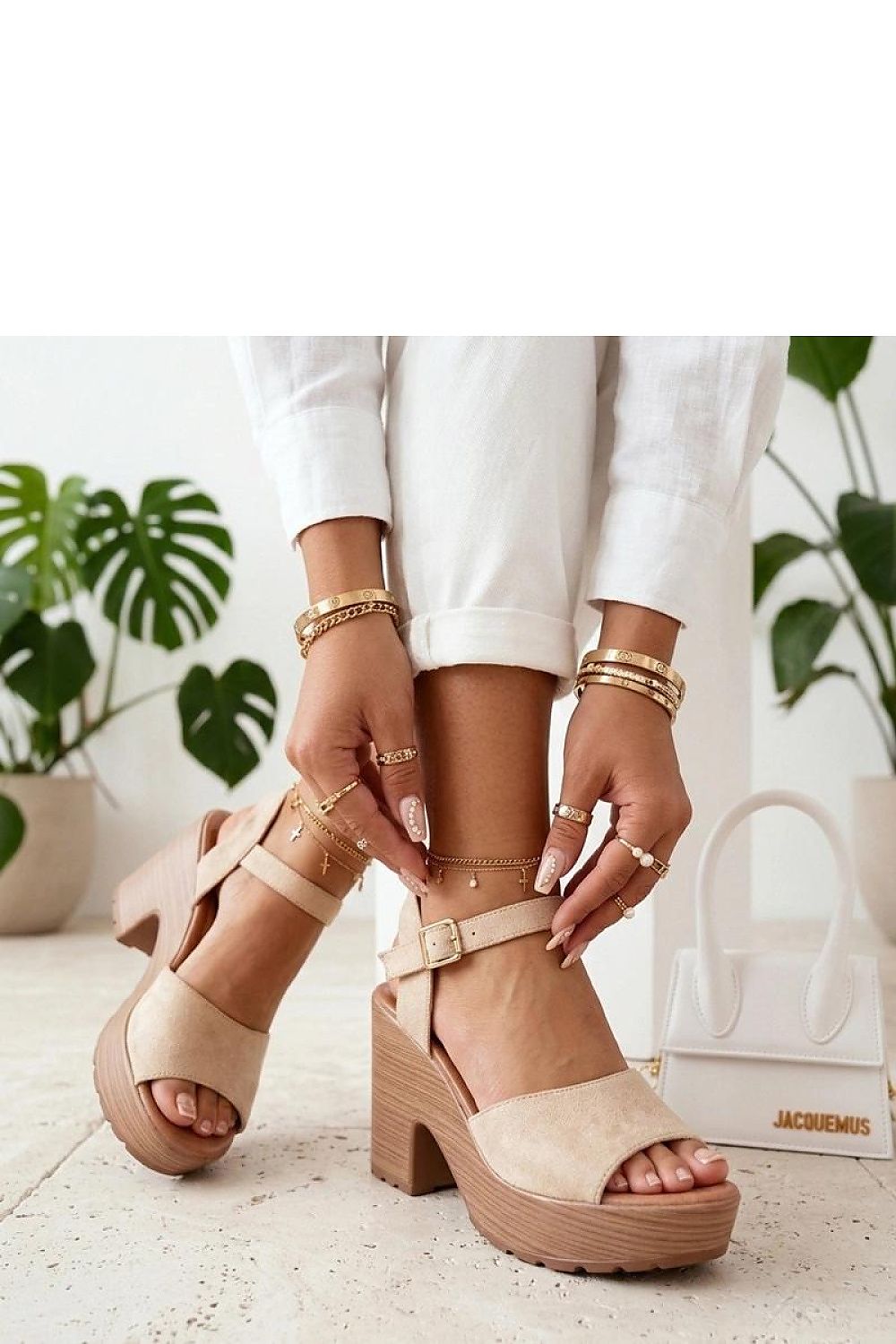 Sandalen mit Absatz model 229780 Solea