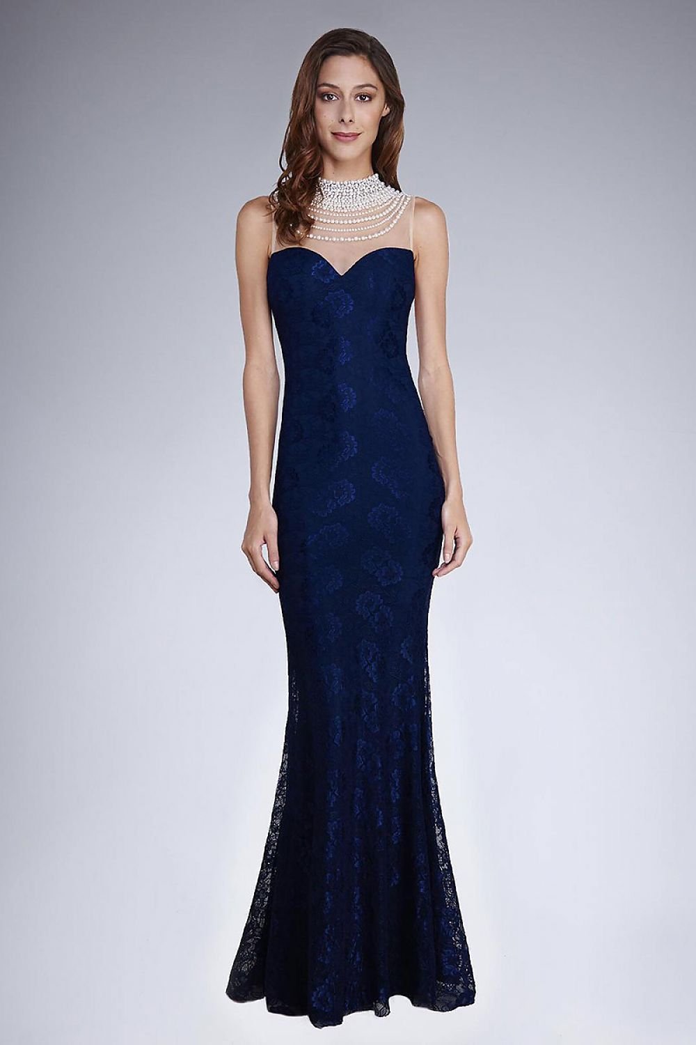 Langes Kleid model 124631 YourNewStyle