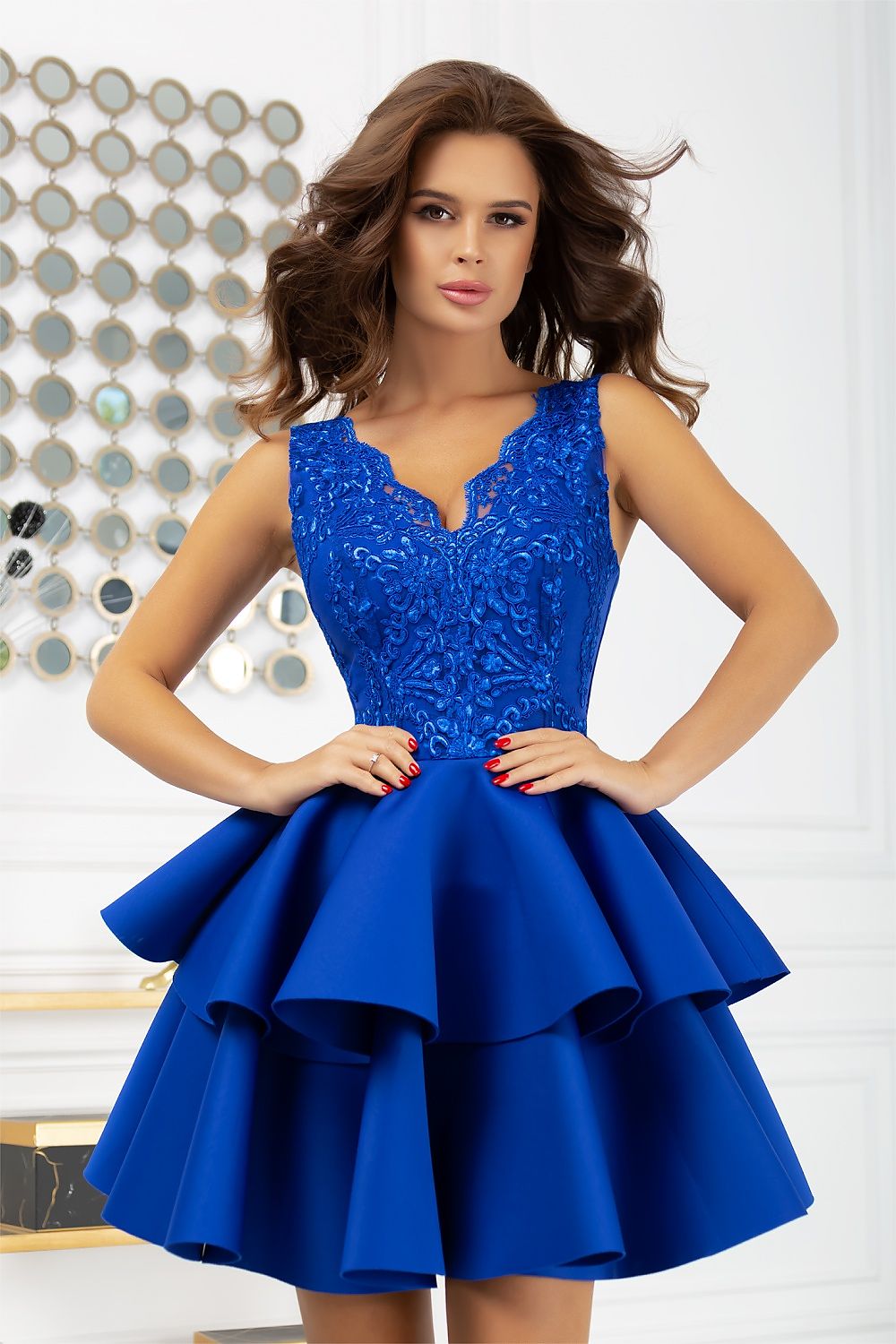 Abendkleid model 151622 Bicotone