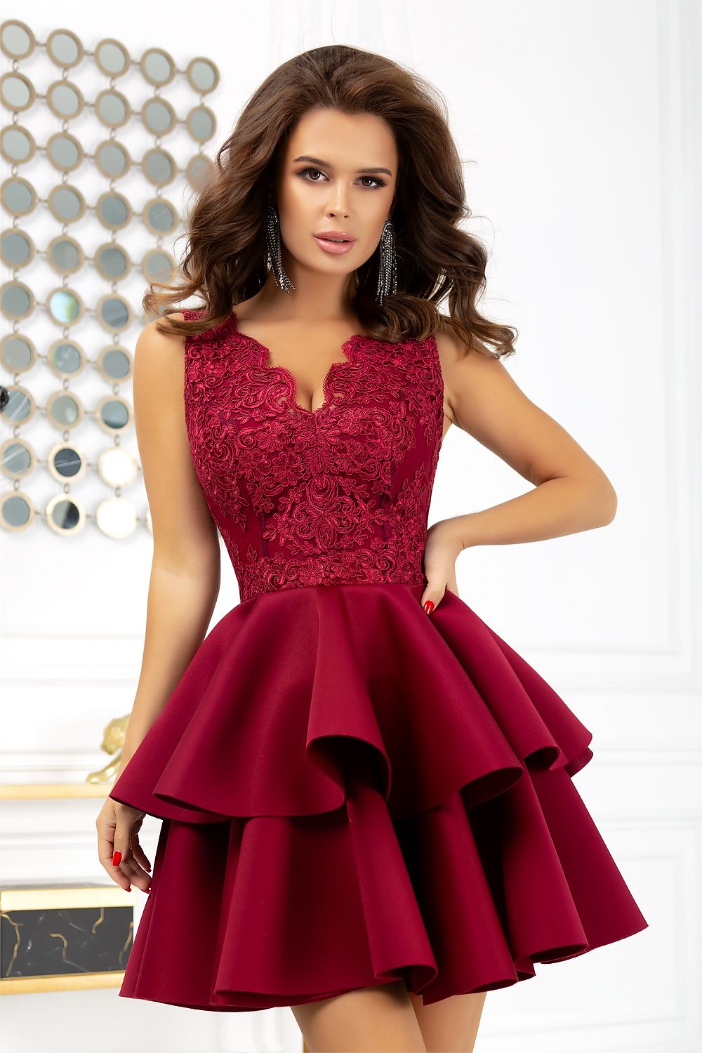 Abendkleid model 151624 Bicotone