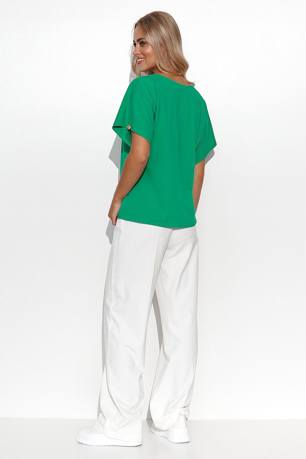 Bluse model 178561 Makadamia