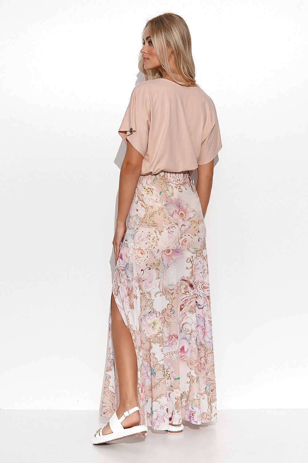 Bluse model 178563 Makadamia