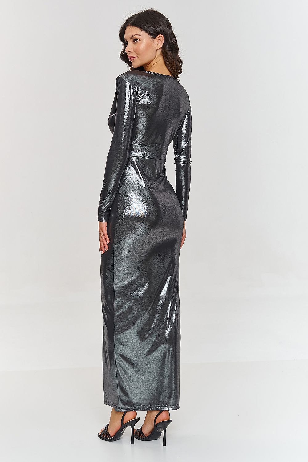  Langes Kleid model 209576 Makadamia 