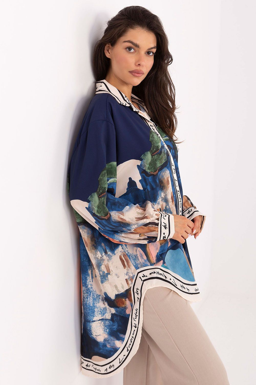  Langarm Hemd model 218393 Rue Paris 