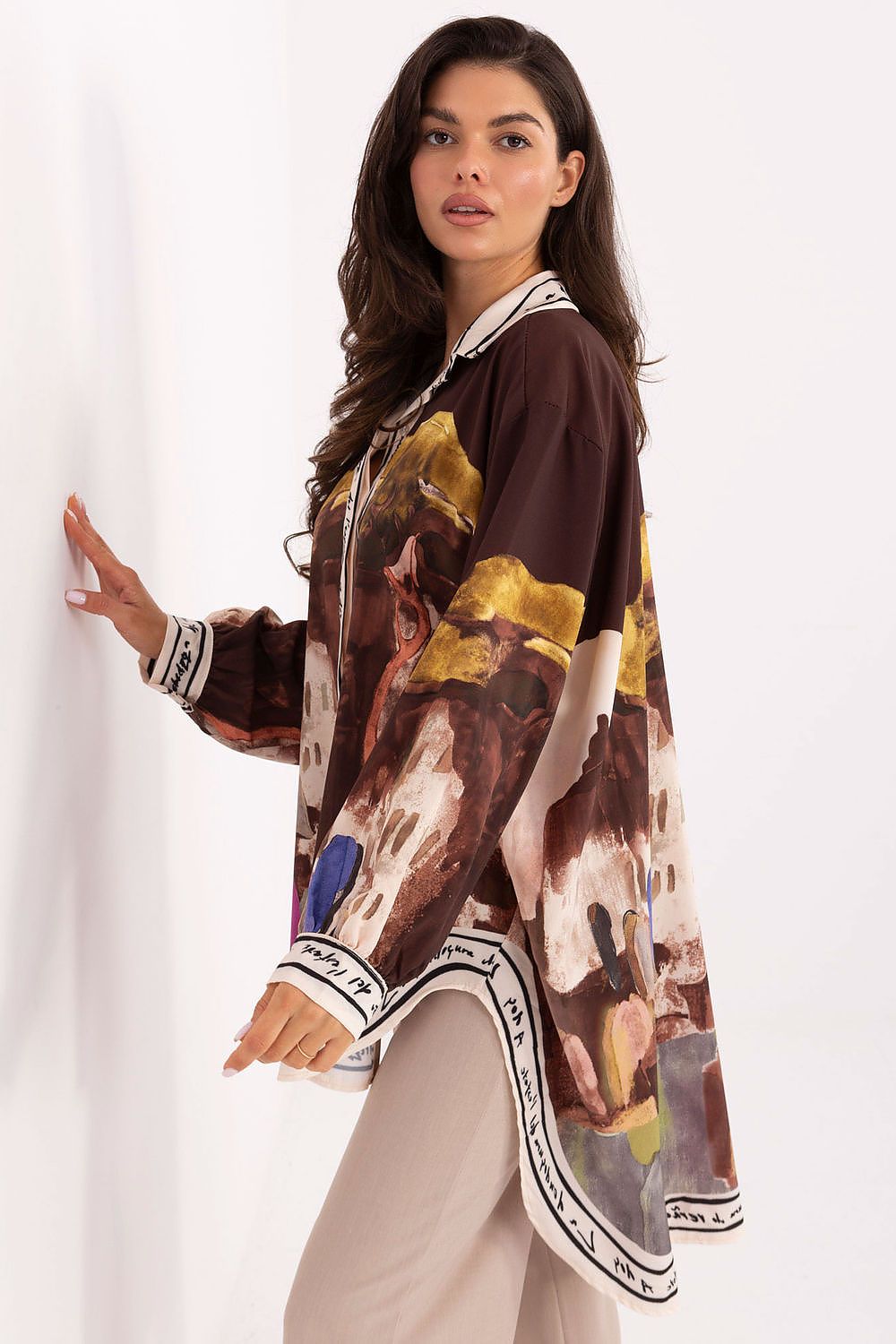  Langarm Hemd model 218396 Rue Paris 