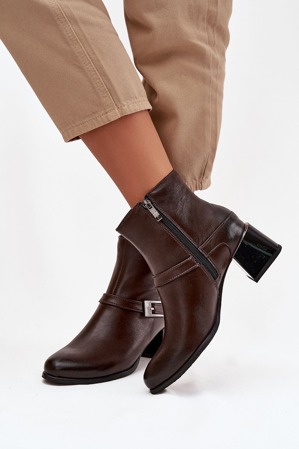  Stiefeletten mit Absatz model 220702 Step in style 