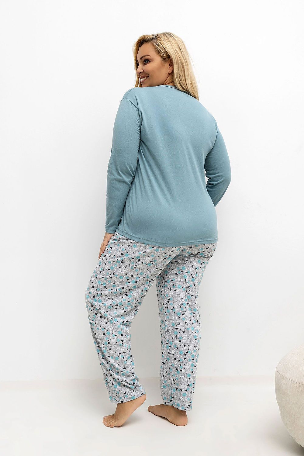  Übergrößen-Pyjama model 221183 Forever Pink 