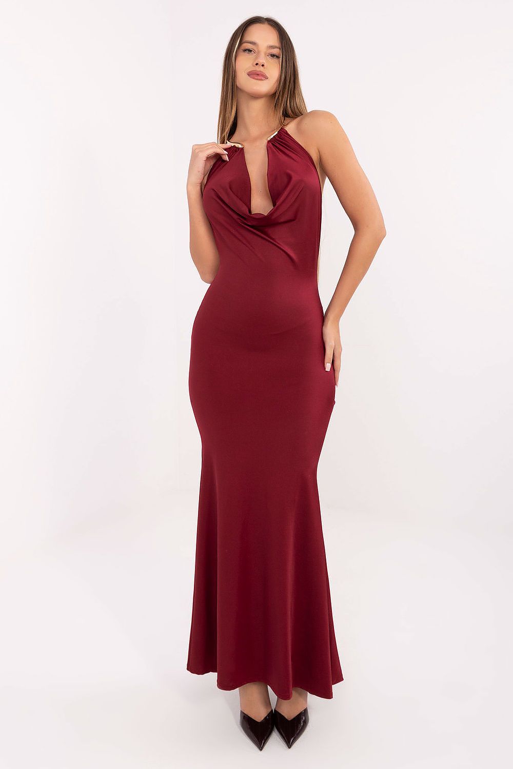  Langes Kleid model 221322 Italy Moda 