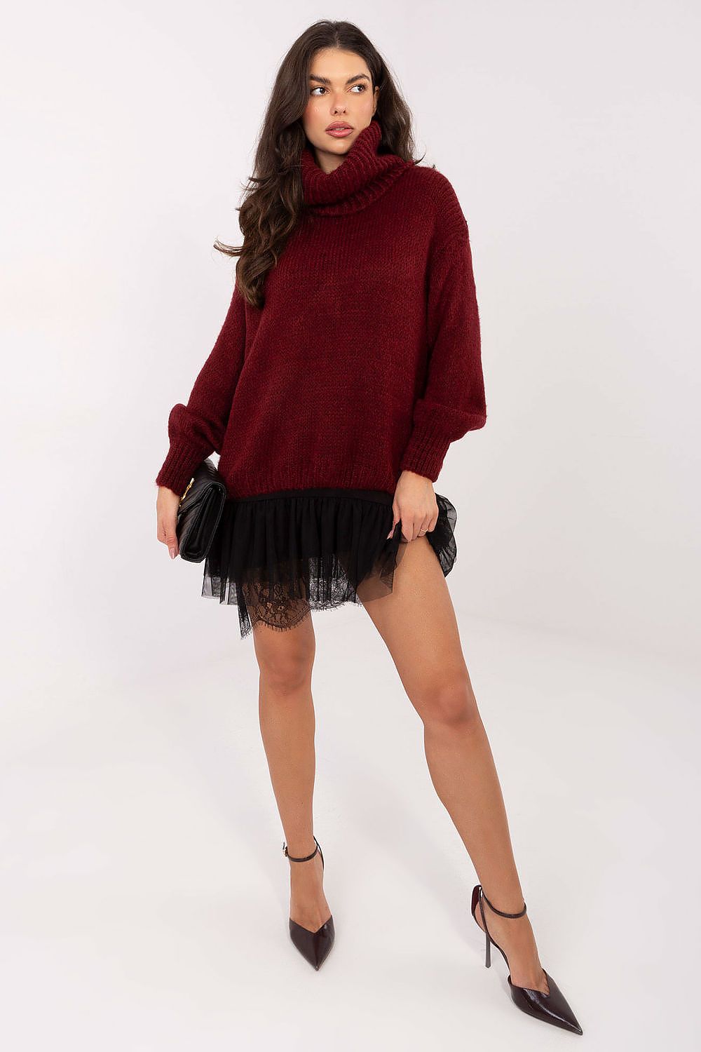  Rollkragenpullover model 221854 Factory Price 