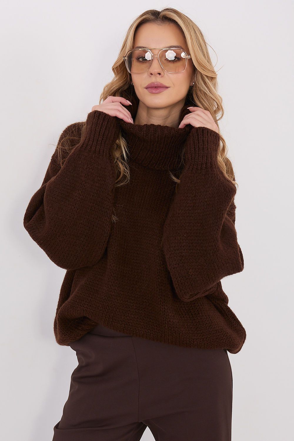  Rollkragenpullover model 221855 Factory Price 
