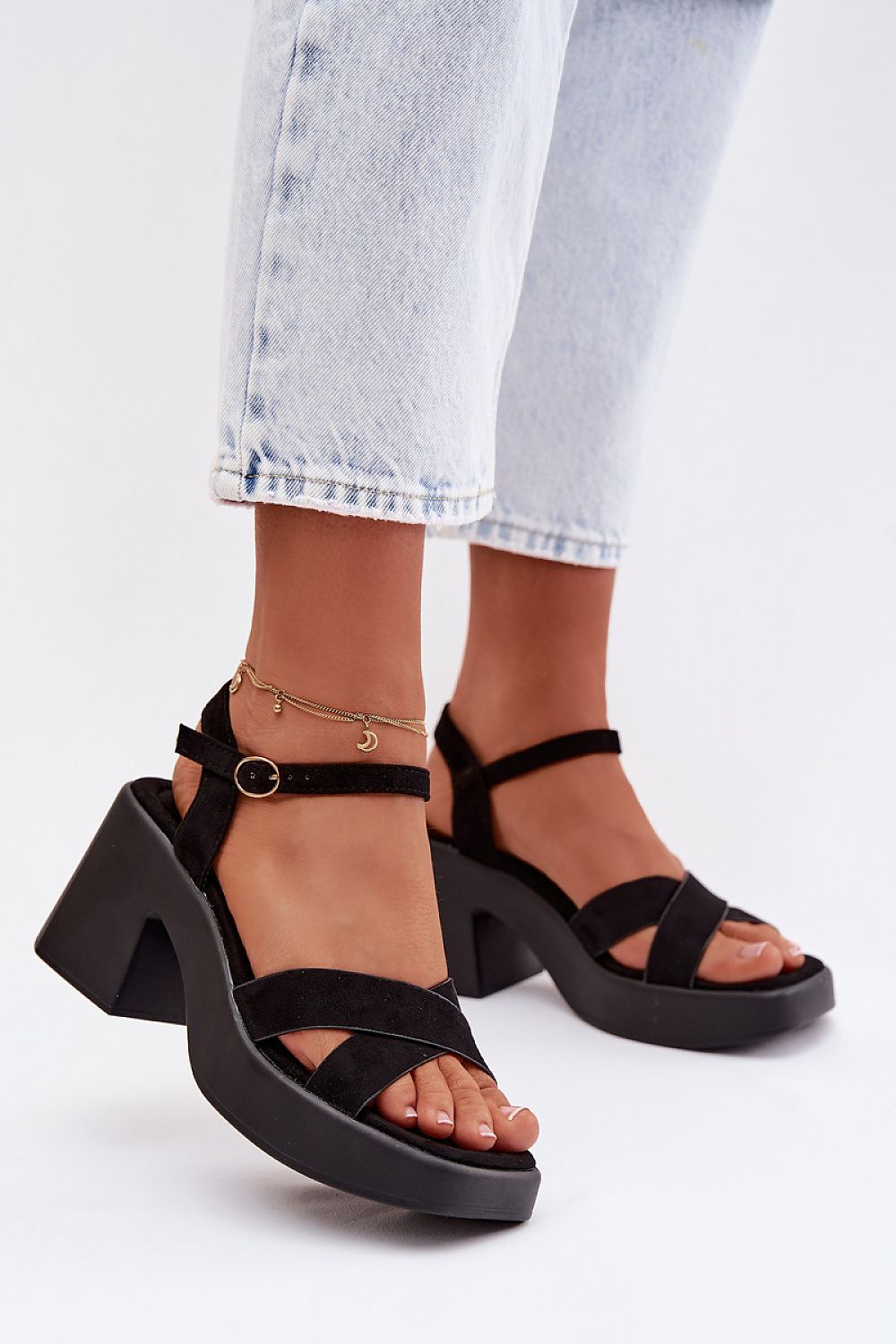  Sandalen mit Absatz model 225108 Step in style 